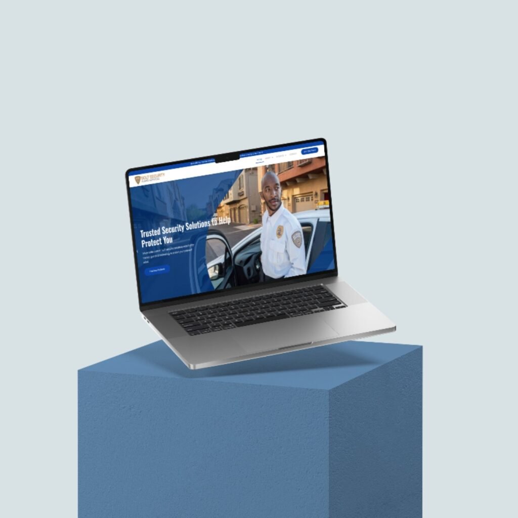 Bolt Security Guard website preview