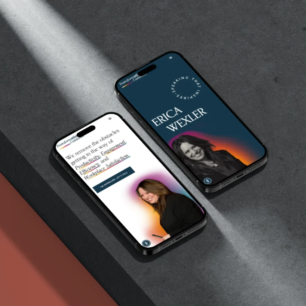 Erica Wexler Transforms website preview