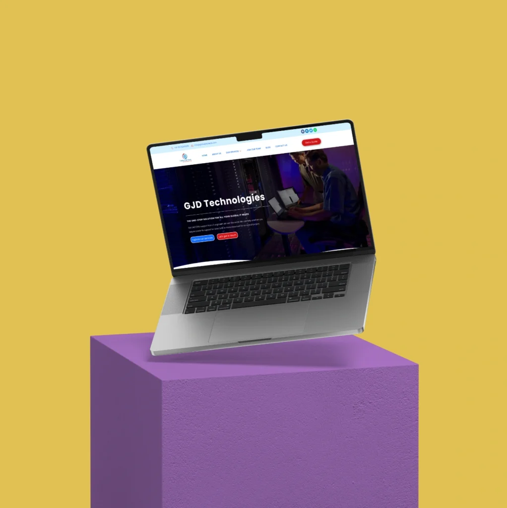 GJD Tech website preview