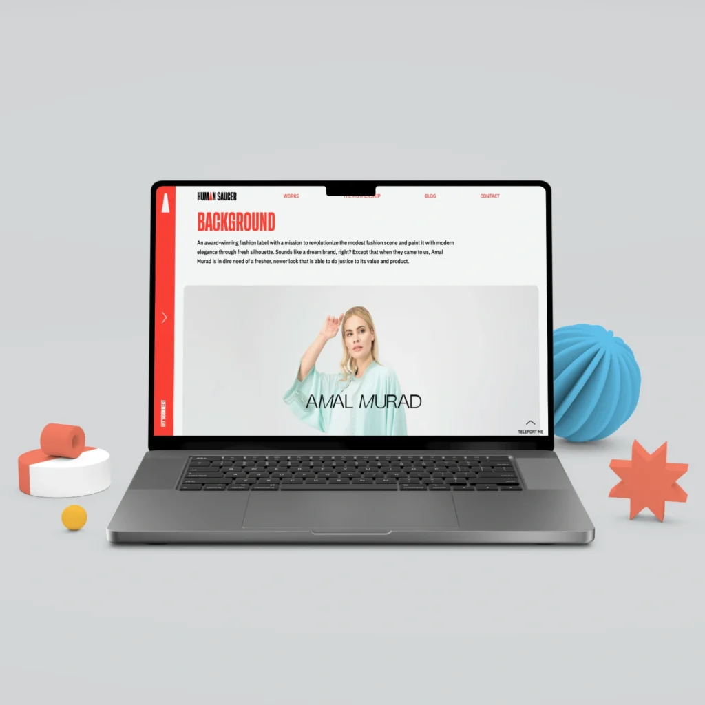 Human Saucer website preview